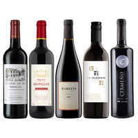 都内有名ホテル使用 赤ワイン 750ml 5本 1セット 飲み比べ ワインセット ミリオン商事