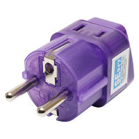 ナカバヤシ 海外用電源変換プラグ SEタイプ Wコンセント MBA-WSE 1個