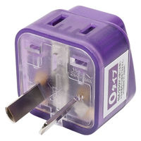 ナカバヤシ 海外用電源変換プラグ Oタイプ Wコンセント MBA-WO 1個