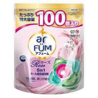 arFUM Rose アフュ―ム ローズ ボール型洗濯洗剤 詰め替え 1個（100粒入） 王子製薬
