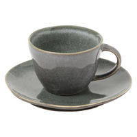 窯変カップ&ソーサー グリーン LAKOLE/ラコレ