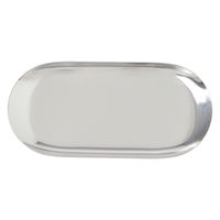 ステンレストレー(オーバル)シルバー(S) LAKOLE/ラコレ