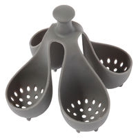 シリコンゆで卵ボイラー チャコール LAKOLE/ラコレ