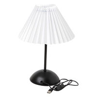 プリーツシェードライト ブラック LAKOLE/ラコレ