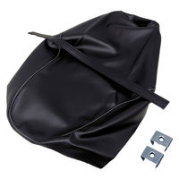 ALBA クラブマン250 5型(MC10/S型/V型) タンデムベルト金具付き 黒 張替 HCH1129-C90S20-PARTS 1枚（直送品）