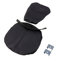 ALBA CBR250R [MC19] 前後セット タンデムベルト金具付き 【黒】(張替) HCH1169-C10B36-PARTS 1枚（直送品）