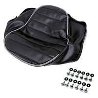 ALBA モンキー12V インジェクション 鋲付きックロール【黒】(張替) HCH1200-C90P70-TAC45-PARTS 1枚（直送品）