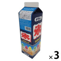 業務用 シロップ スミダ飲料 スミダ かき氷 みぞれ 1L 1000ml 紙パック 3本