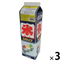 業務用 シロップ スミダ飲料 スミダ かき氷 レモン 1.8L 1800ml 紙パック 3本