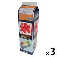 業務用 シロップ スミダ飲料 スミダ かき氷 マンゴー 1.8L 1800ml 紙パック 3本