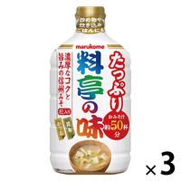液みそ 料亭の味 大容量 860g 1セット（1個×3） マルコメ　味噌