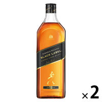 ジョニーウォーカー ブラックラベル 12年 40度 1750ml 1セット（2本） スコッチウイスキー 正規品