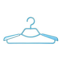 シンコハンガ- シャツハンガ- Livido スライドシャツハンガ-2本組 パ-ルブル- 277320 1個（直送品）