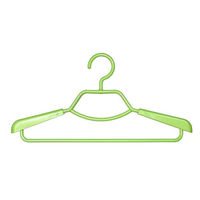 シンコハンガ- シャツハンガ- Livido スライドシャツハンガ-2本組 パ-ルグリ-ン 277321 1個（直送品）