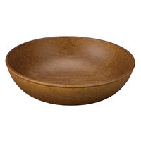 カノ- プレ-ト Woody ラウンドプレ-ト S オ-バルブラウン 485093 1個（直送品）