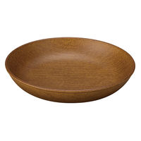 カノ- プレ-ト Woody ラウンドプレ-ト M オ-バルブラウン 485095 1個（直送品）
