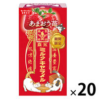 ソフトキャンディ キャラメル 個包装 お配り菓子 ミルクキャラメル　あまおう苺　12粒入 1セット（1個×20）