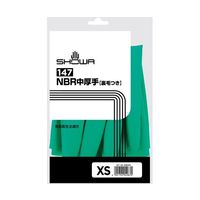 ショーワグローブ 147NBR中厚手 XS 10双 147-XS 1組(10双) 60-4119-48（直送品）