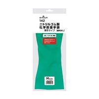 ショーワグローブ 142ニトリルゴム製化学防護手袋 薄手タイプ M 10双 142-M 1組(10双) 60-4119-36（直送品）