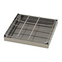 東京理化器械 バイアル瓶用ステンレスバット+バイアル瓶用ホルダー VBS-3000+VBH-3000 1個 68-5856-28（直送品）