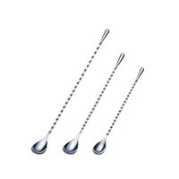 赤川器物製作所 18ー8 ツイストバースプーン(しずく)中 240mm #94053 1個 68-9402-45（直送品）