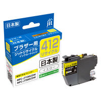 ジット ブラザー（brother）用 リサイクルインク   JITーB412Y 1個