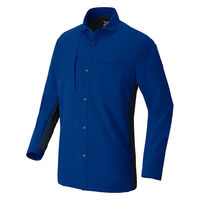 アイトス 長袖シャツ ブルー M 4235-006-M 4235 1枚（直送品）