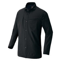 アイトス 長袖シャツ ブラック 5L 4235-010-5L 4235 1枚（直送品）