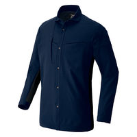 アイトス 長袖シャツ ネイビー 3L 4235-008-3L 4235 1枚（直送品）