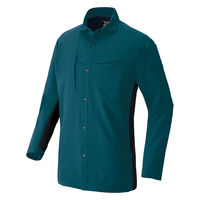 アイトス 長袖シャツ グリーン 5L 4235-005-5L 4235 1枚（直送品）