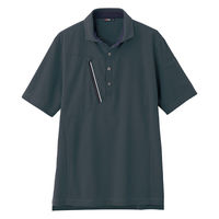 アイトス 半袖ポロシャツ チャコール M 50016-014-M 50016 1枚（直送品）