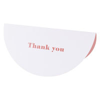 大成紙器製作所 SWING LETTER Thank you Pink 　グリーティングカード　ありがとう