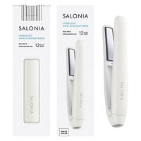 SALONIA（サロニア） コードレス ストレートヘアアイロン ホワイト12mm  I-ne　持ち運び　旅行