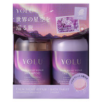 数量限定　YOLU（ヨル） ワールド カームナイトリペアヘアケアセット 各440g バスタブレット付き I-ne