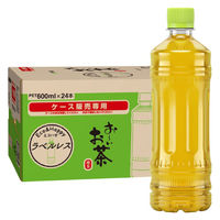 伊藤園 お～いお茶緑茶 600ml ラベルレス（ケース販売専用） 1セット（48本）
