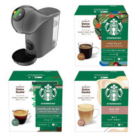 ネスレ日本 ネスカフェ ドルチェ グスト ジェニオ エス ベーシック アッシュグレー スターバックスカプセル スターターセット