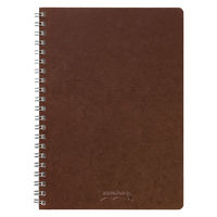 日本ノート ノート Wリングノート カミノ B6 6mm横罫40枚 チョコレート PT035SE 1冊