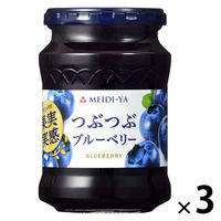 明治屋 果実実感 つぶつぶ ブルーベリージャム 320g 1セット（1個×3）