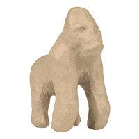 デコパッチ（Decopatch） ペ-パ-マッシュ ゴリラ S デコレ-ション クラフト 工作  1個（直送品）