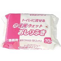 【大人用/流せる】大富士製紙 流せるおしりふき　1ケース（70枚×30個入）　介援隊カタログ T0533（直送品）