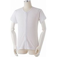 日伸 吸汗速乾肌着 ワンタッチ 紳士用 M 白 S-K-W1　　　介援隊カタログ U0512（直送品）