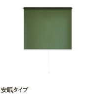ナプコインテリア シングルロールスクリーン マグネットタイプ プル式 ヴェール 幅1230×高さ1900mm ダンディーグリーン 1本（直送品）