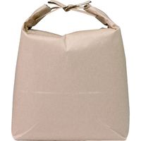 【袋・包装資材（米袋）】アサヒパック 004960201 紐付きクラフト船底無地 2kg・3kg兼用 1パック（100枚入）（直送品）