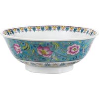 ブルーム 美濃焼 緑彩唐草 高台ラーメン鉢 5個入（直送品）