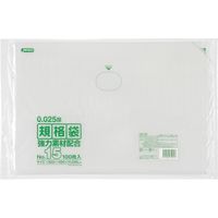 ジャパックス LD規格袋 No.15 透明 厚み0.025mm KS15 1セット(2000枚:100枚×20冊)