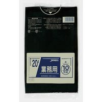 ジャパックス 業務用ポリ袋 20L10枚 黒 厚み0.03mm P-22 1セット(600枚)