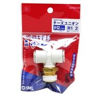 藤原産業 SK11 W管継手 チーズユニオン KQ2T12ー04AS 4977292419871 1個（直送品）