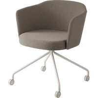 【組立設置込】コクヨ コーデ チェア 塗装脚白 キャスター脚 チャコールグレー 1脚（直送品）