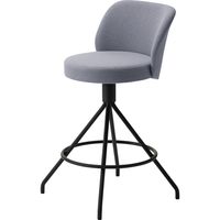 【組立設置込】コクヨ コーデ ミドルハイチェア 塗装脚黒 ホワイトグレー 1脚（直送品）