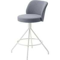 【組立設置込】コクヨ コーデ ミドルハイチェア 塗装脚白 ホワイトグレー 1脚（直送品）